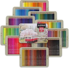 Imagen de Professional Colored Pencils,Set of 300 Colors,Artists Soft Core with Vibrant