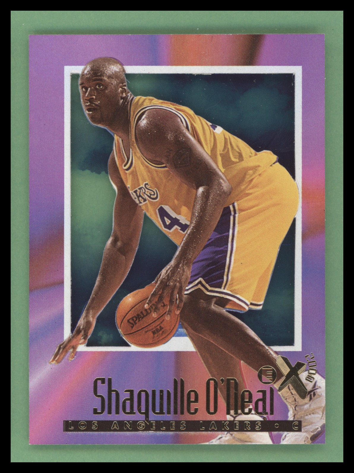 1996-97 E-X2000 #32 Shaquille O'Neal