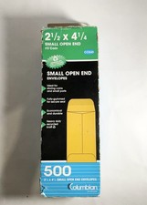 Colombian brand CO575  3 coin envelopes 2 1/2 X 4 1/4 Small Open End Envelopes