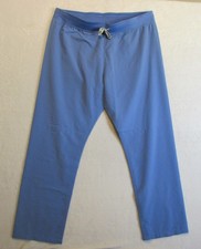 Figs Scrub Pants Adult Size XXL Blue Technical Collection Blue Drawstring Pocket