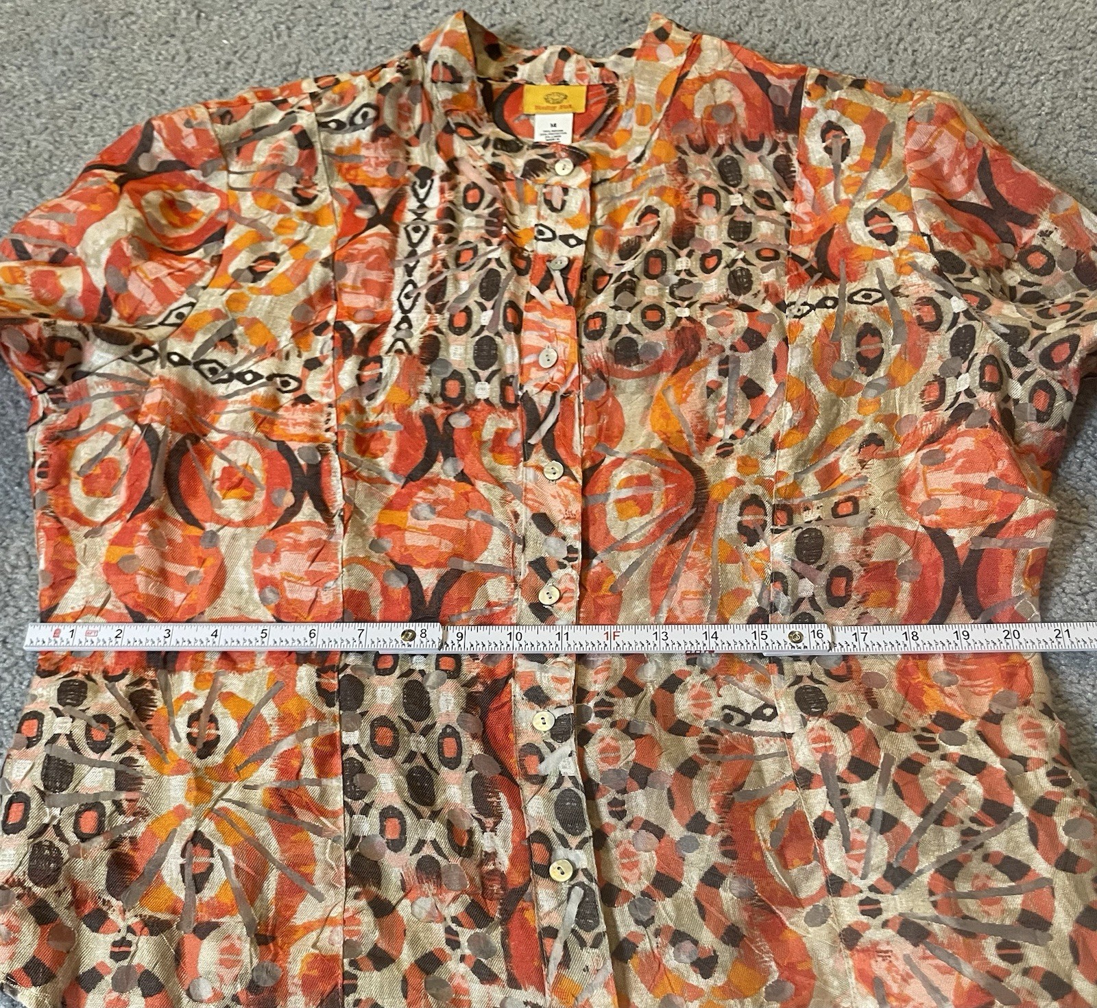 Ruby Rd Lightweight Geometric Sheer Jacket Women’… - image 9