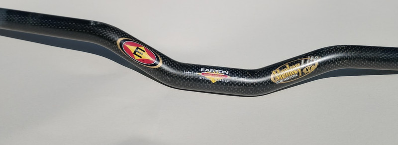 Retro Easton Monkey Lite XC Carbon 660mm x 25.4 x 40mm Hi-Rise Handlebar