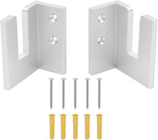 YYST Snowboard Wall Mount Rack Hanger - No Board - Fit silver