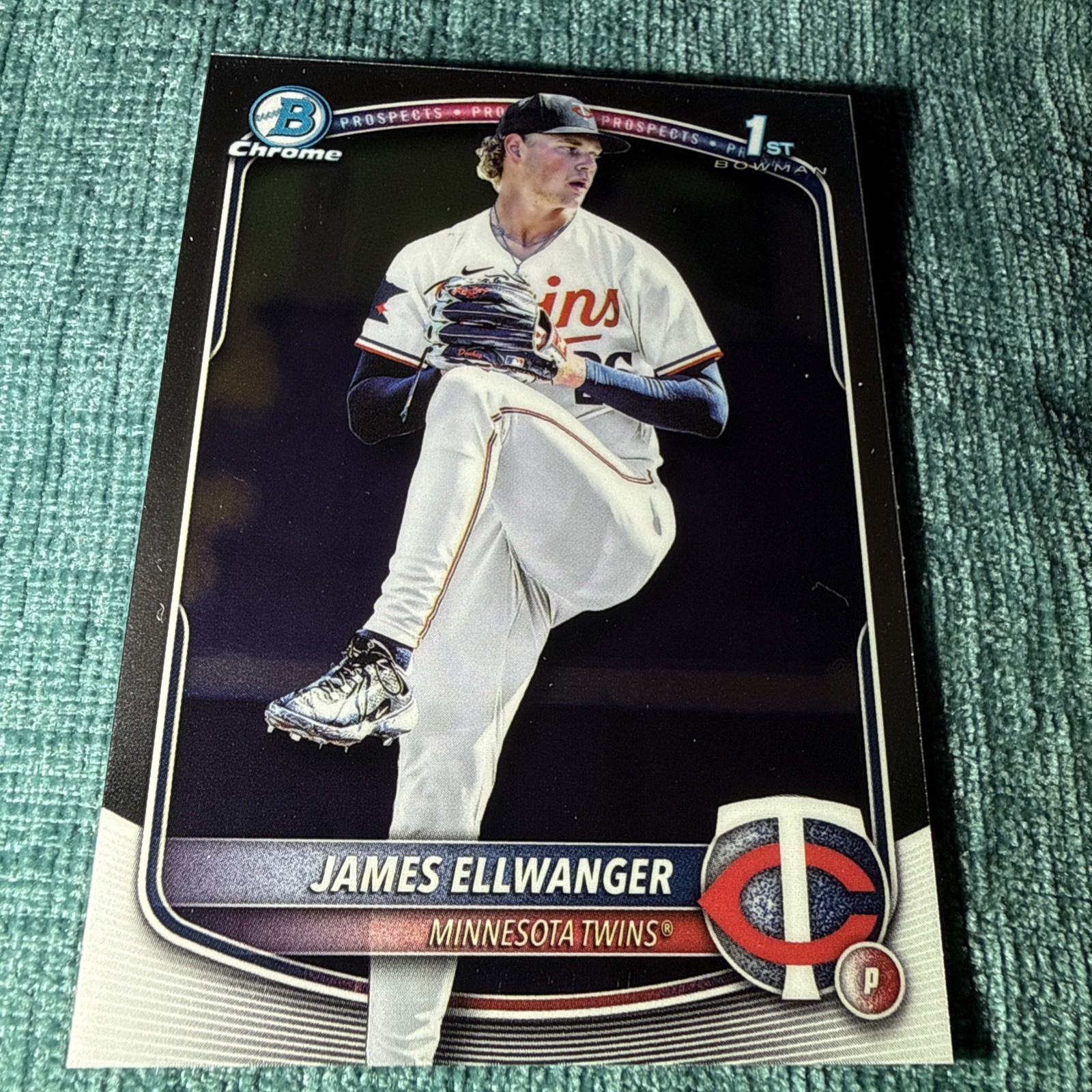 2025 Bowman Draft - James Ellwanger - 1st Chrome Prospect - Minnesota Twins