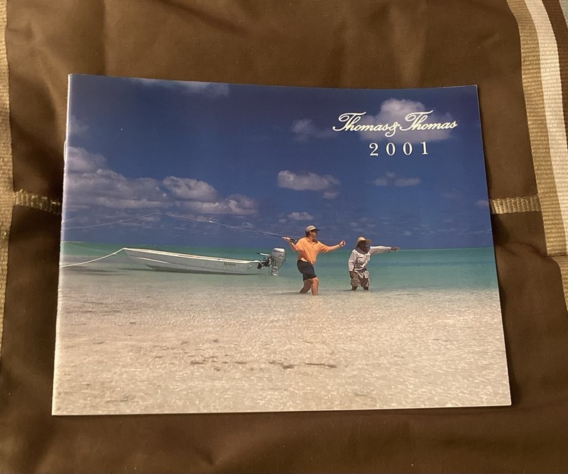 Vintage Thomas & Thomas 2001 Fly Fishing Catalog