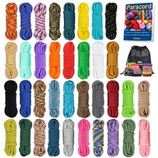 MONOBIN 36 Colors 10ft Paracord 550 Combo kit, Paracord Bracelets Making kit ...
