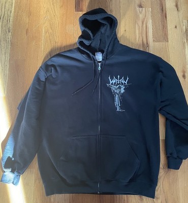 Watain Zip Hoodie Black XL Black Metal