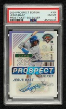 2024 Panini Prospect Edition Silver Prizm Signatures Jesus Baez PSA 8 Auto 8d2