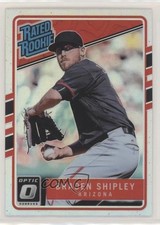 2017 Panini Donruss Optic Rated Rookies Holo Prizm Braden Shipley #50 0o6v