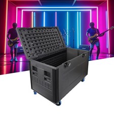 Pro Audio DJ Road Trunk Flight Case 44"x22"x24" Durable Road Case for Tour/Event