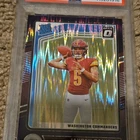 2024 Panini Donruss Optic Jayden Daniels #248 Rated Rookie Purple Shock Prizm P…