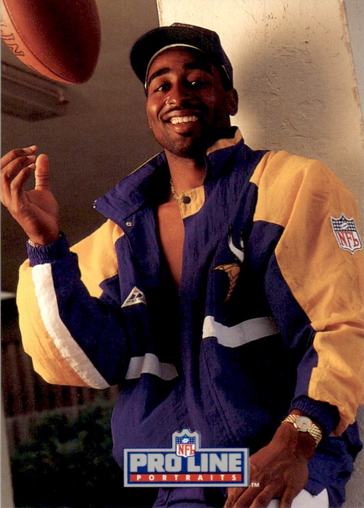 1992 Pro Line Cris Carter Football Cards #431