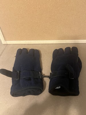 ''THE GLOVE'' Men's Fleece Gloves THINSULATE 40 GRAMS Black One Size Fits Most
