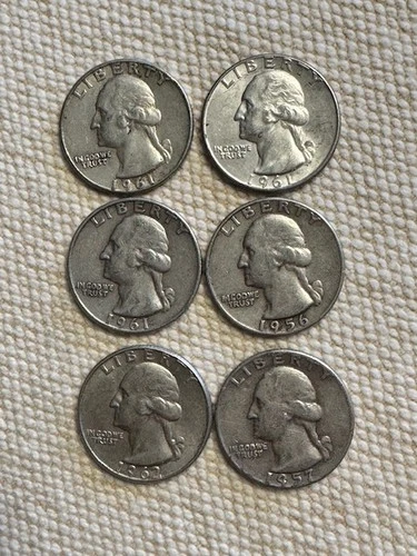 lot 6  Silver Quarters 6 × 0.18084 = 1.08504 troy oz