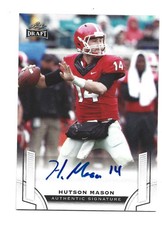 Hutson Mason AUTOGRAPH RC Georgia Bulldogs 2015 Leaf Draft AUTO Football Card