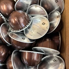 Nespresso Vertuo, Intenso, Dark Roast Coffee, 50-Count Coffee Pods LOOSE/BULK
