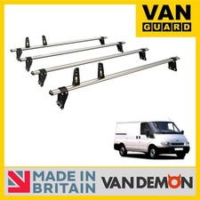 Ford Transit Roof Rack for 2000-2014 [SWB, Low Roof] x4 Bars Van Guard