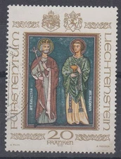 LIECHTENSTEIN 1979 PATRON SAINTS USED (ID:473/D58158)