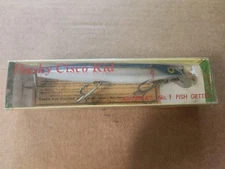 VINTAGE HUSKY CISCO KID FISHING LURE NO. 600-S ORIGINAL BOX W/ PAPER