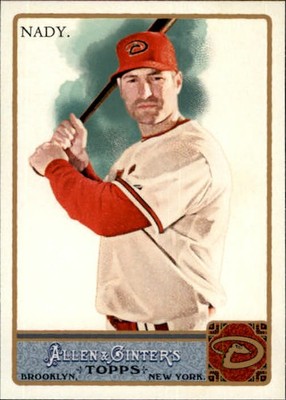 2011 Topps Allen and Ginter Glossy #213 Xavier Nady/999 - BB