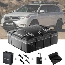 For Toyota Highlander 21 Cubic Feet Roof Bag Cargo Carrier Luggage Storage Box