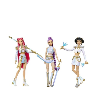 #ad KPop Demon Hunters 3 pack dolls Collectible Figure Toy $49.99
