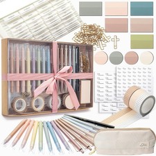 Mr. Pen Bible Journaling Set: Highlighters, Pens, Tabs, Washi Tape Pouch