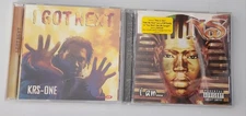 KRS-ONE and Nas Music CD Bundle I Got Next I Am... Explicit Hip Hop 90's Rap 