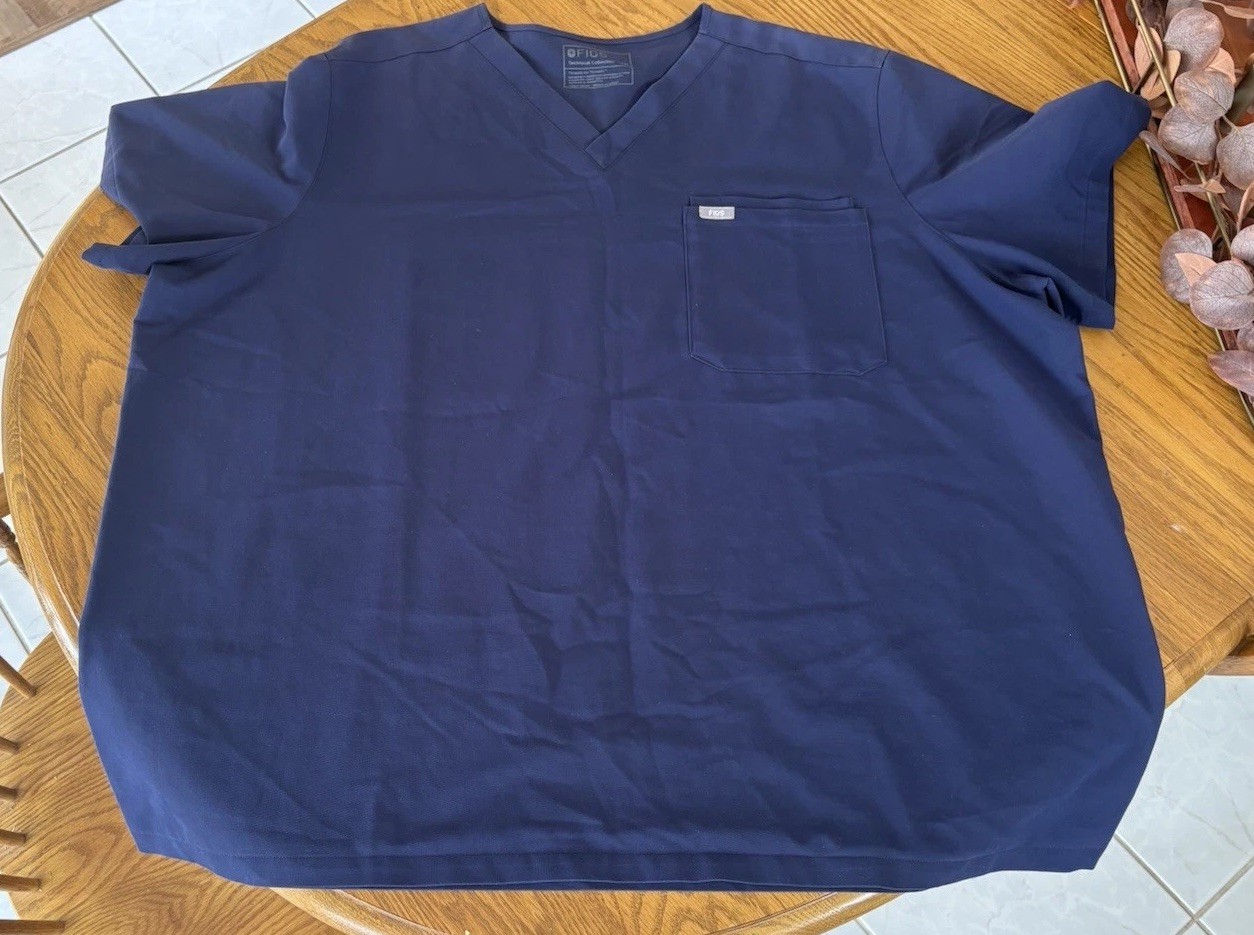 Figs Scrubs Technical Collection (Lot Of 11) Mens Navy Blue 5XL