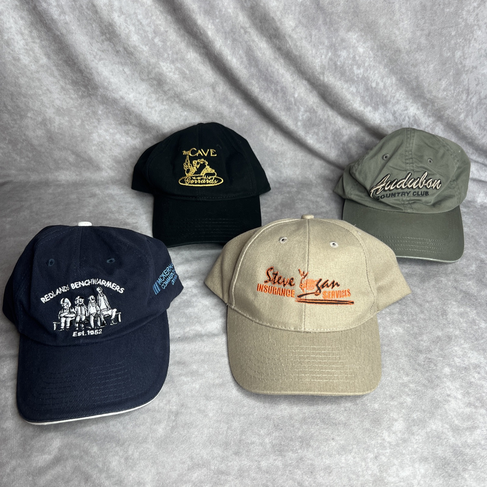 4 Assorted Baseball Caps Bundle - Benchwarmers Au… - image 1