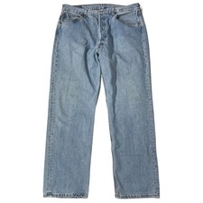 Levi's Vintage 501XX Straight Leg Button Fly Jeans Sz 36x30 Light Wash