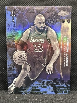 2025-26 Topps Chrome Cactus Jack Lebron James Blue Refractor 48/150 Lakers