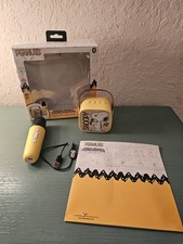 Peanuts Snoopy Wireless Speaker  Microphone W/Box, Manual  Charging Cord-Very