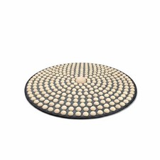 Acupressure Foot Mat, Wooden, Non-Slip, Fitness, Reflexology, Home Use