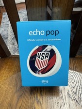 Amazon Echo Pop Newest Edition Officially Licensed US Soccer Limited Edition