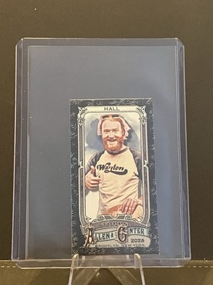 John Hall 2025 Topps Allen & Ginter Mini Black Border SP Musician #256