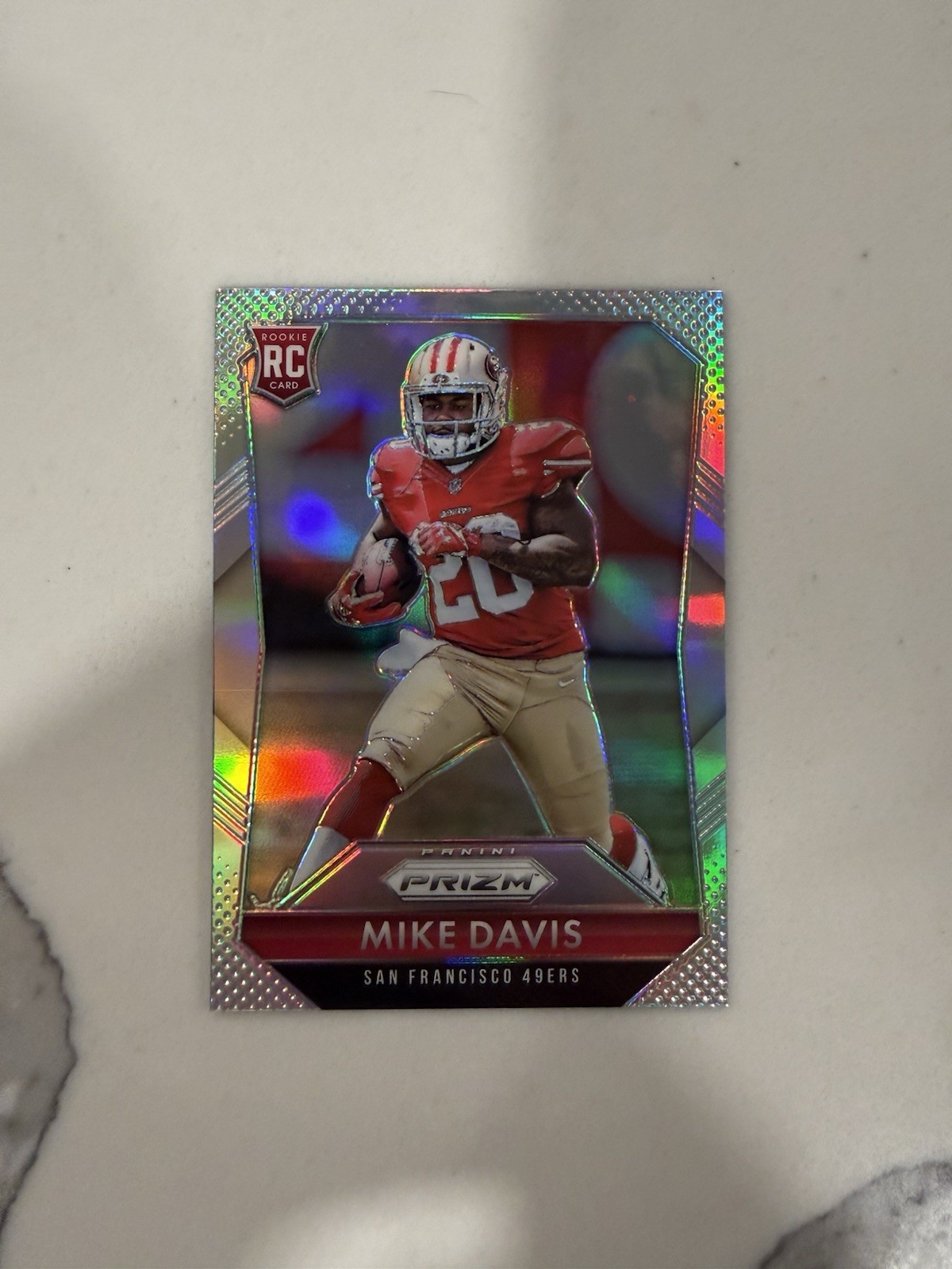 2015 Panini Prizm - Rookies Mike Davis #267 Silver Prizm (RC)