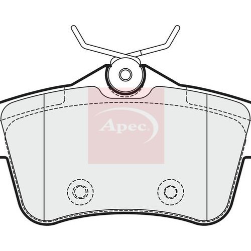 For PEUGEOT 308 I 4A 4C 2007 to 2016 BRAKE PADS (REAR) (R90) PAD1741