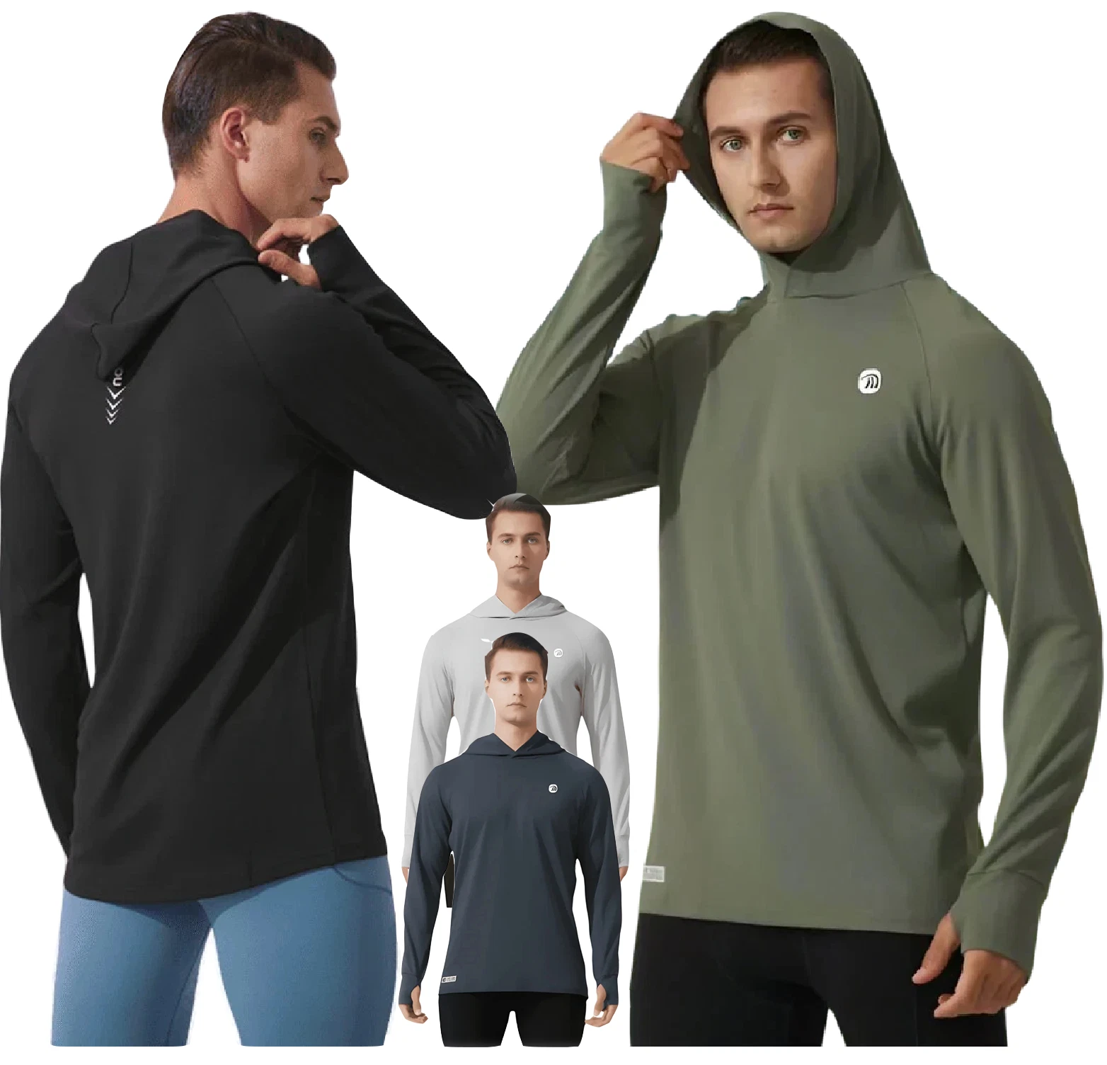 Mens Hoodies UPF 50+ Sun Protection Performance Long Sleeve Shirt Quick Dry Tops
Opens in a new wind