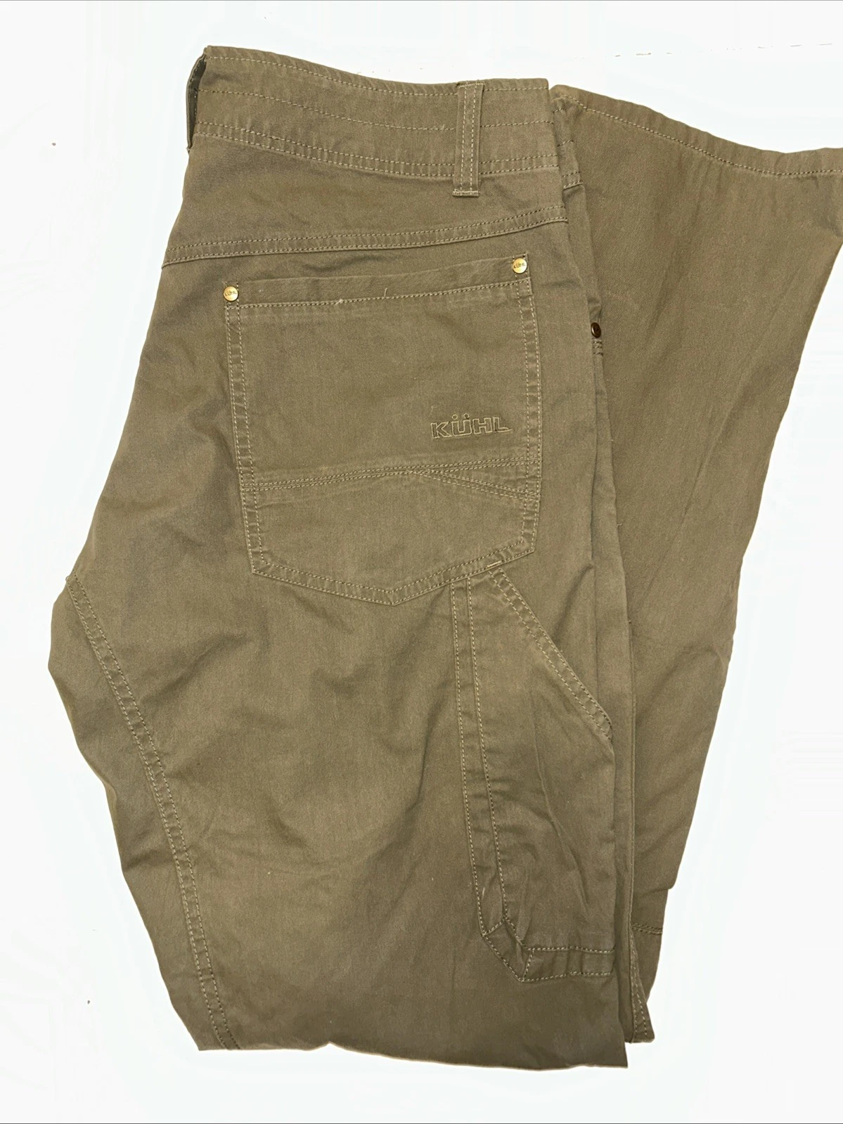 KÜHL Revolvr Vintage Patina Dye Pant Men's 34x34 Dark Green