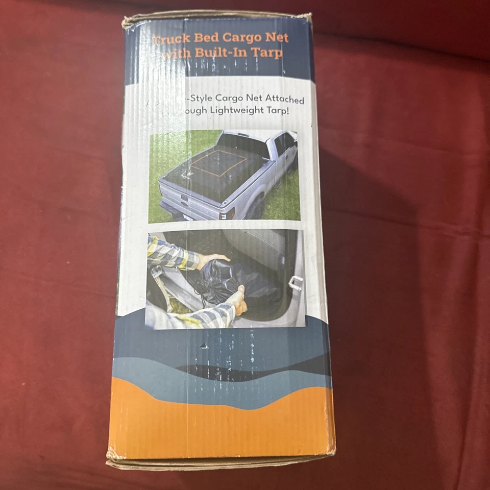 Red de carga Rightline Gear resistente a la intemperie para plataforma de camión con lona incorporada 100T60 Foto 2 de 4