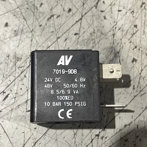 🔥Automatic Valve 7019-9DB Solenoid Coil, 24VDC, Used Free Shipping🇺🇸