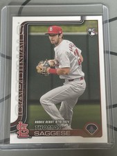 2025 Topps Update Series - Rookie Debut Thomas Saggese #US21 (RC)