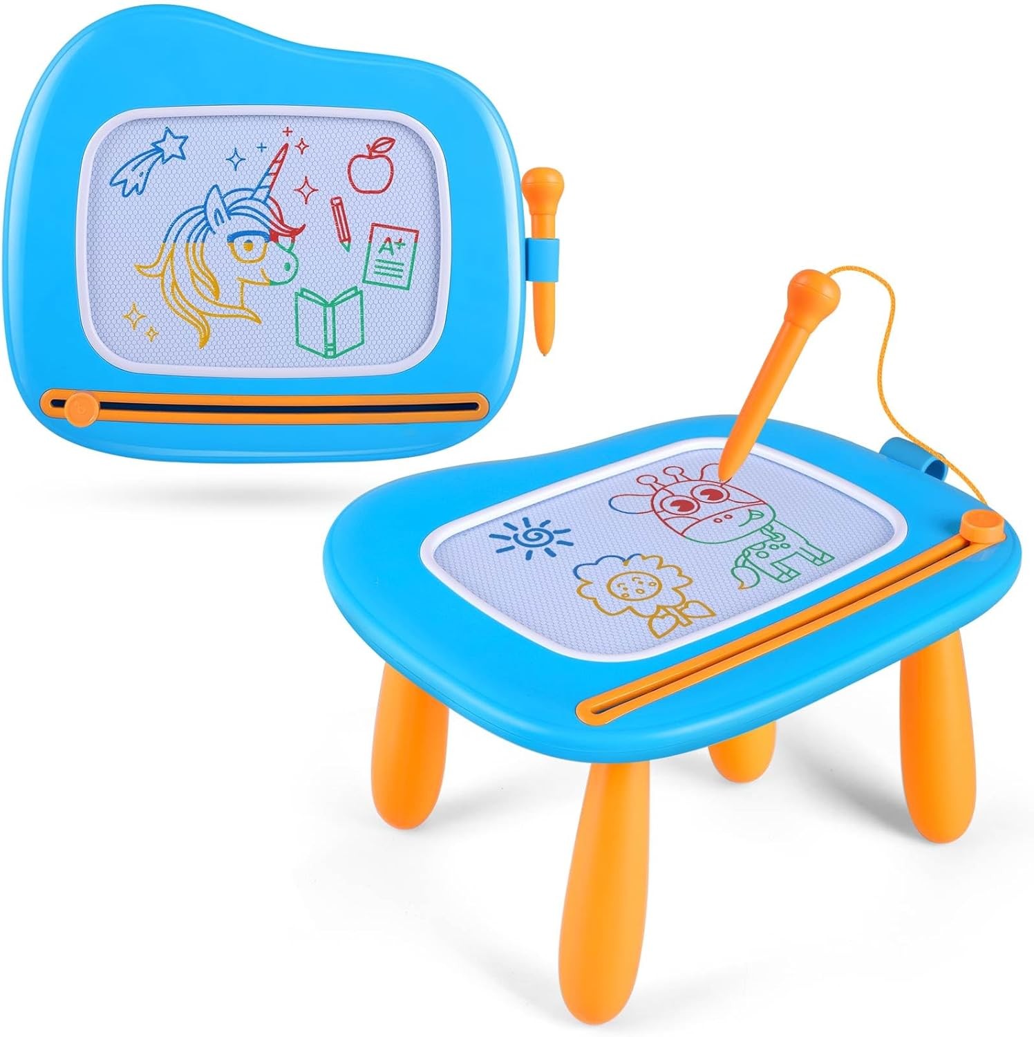 Smasiagon Toddler Toys for 1 2 3 Year Old Boys, Magnetic Drawing Board Doodle P