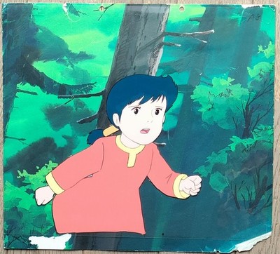 RARE Future Boy Conan RANA Cel Animation Hand-painted Background Ghibli JP 1987
