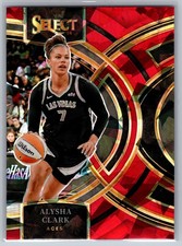 2024 Select WNBA Alysha Clark Red Ice #102 Las Vegas Aces
