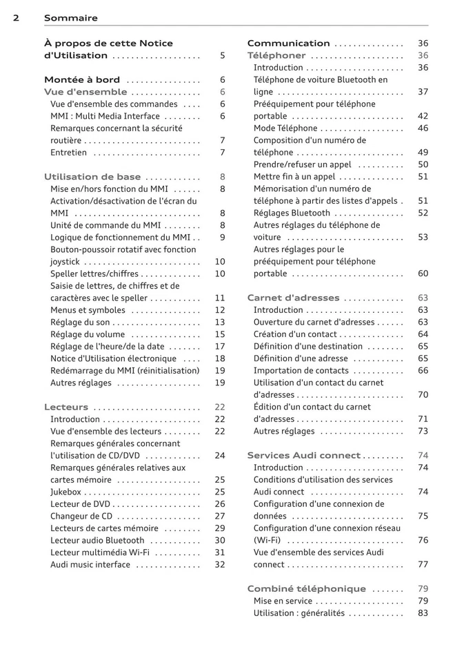 Audi MMI Plus Q7 Istruzioni per l'uso di navigazione Italiano - Immagine 2 di 4
