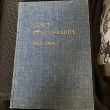 Vintage Janes Fighting Ships 1963-1964 Ex Army Intelligence School Library