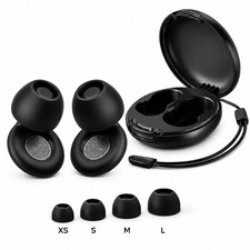 Noise Cancelling Ear Plugs for Sleeping 45dB Silicone Reusable Soft Case Set