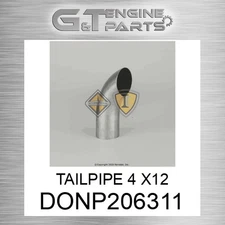 DONP206311 TAILPIPE 4 X12 fits INTERNATIONAL TRUCK (Surplus Open Box)